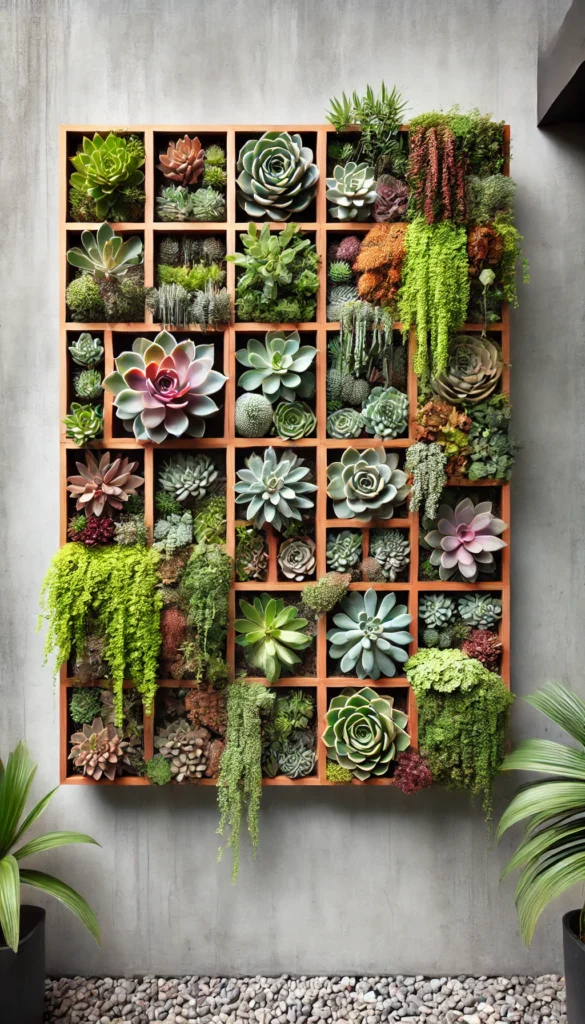 Creative Succulent Wall Art