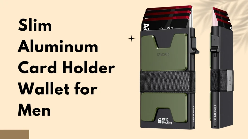 Slim Aluminum Card Holder Wallet for Men – The Only Wallet Your Pocket Needs!