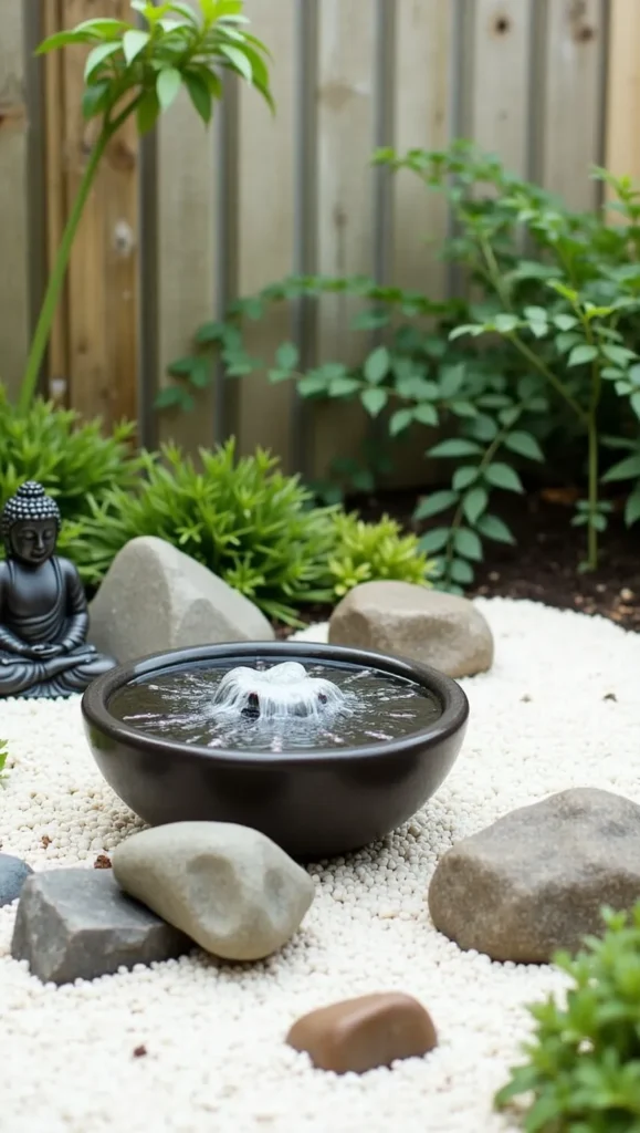 Tranquil Buddha Fountain Zen Oasis