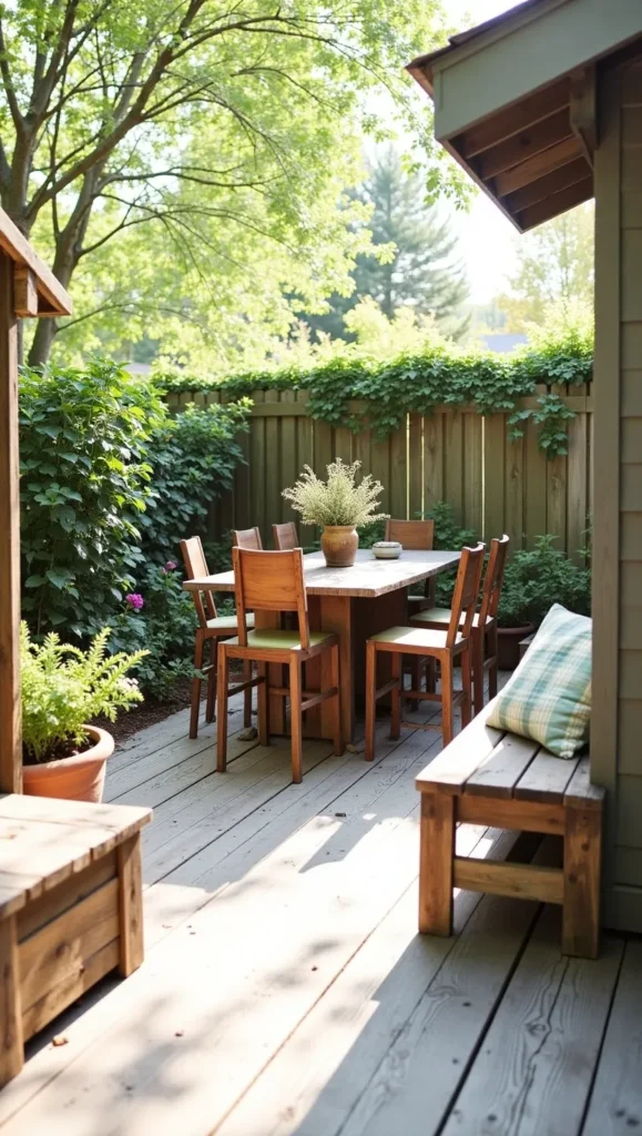 Reclaimed Wood Farmhouse Garden