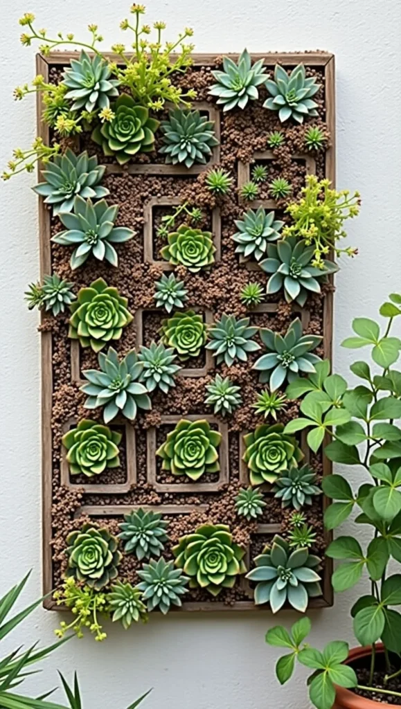 Creative Succulent Wall Art
