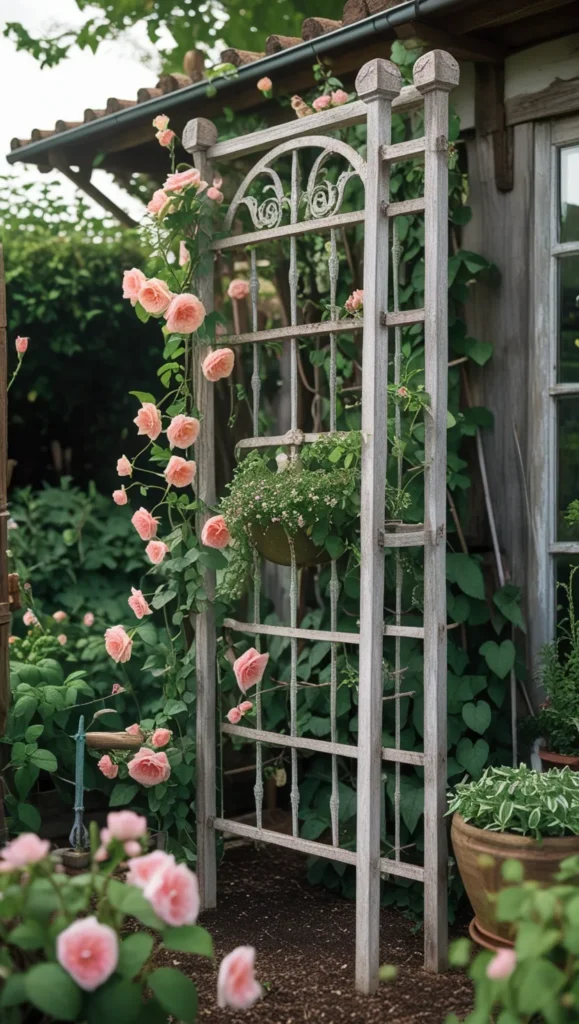 Vintage Trellis for Climbing Plants