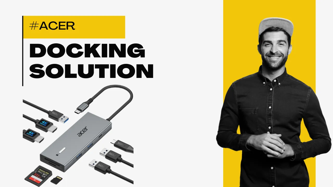 Unlock Seamless Productivity with the Acer USB-C Docking Station – Dual HDMI and More