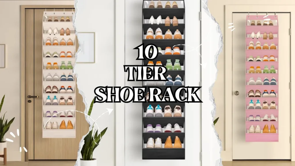 10 tier shoe rack