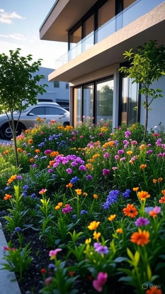 Small Gardening Charm Colorful Blooms at the Doorstep