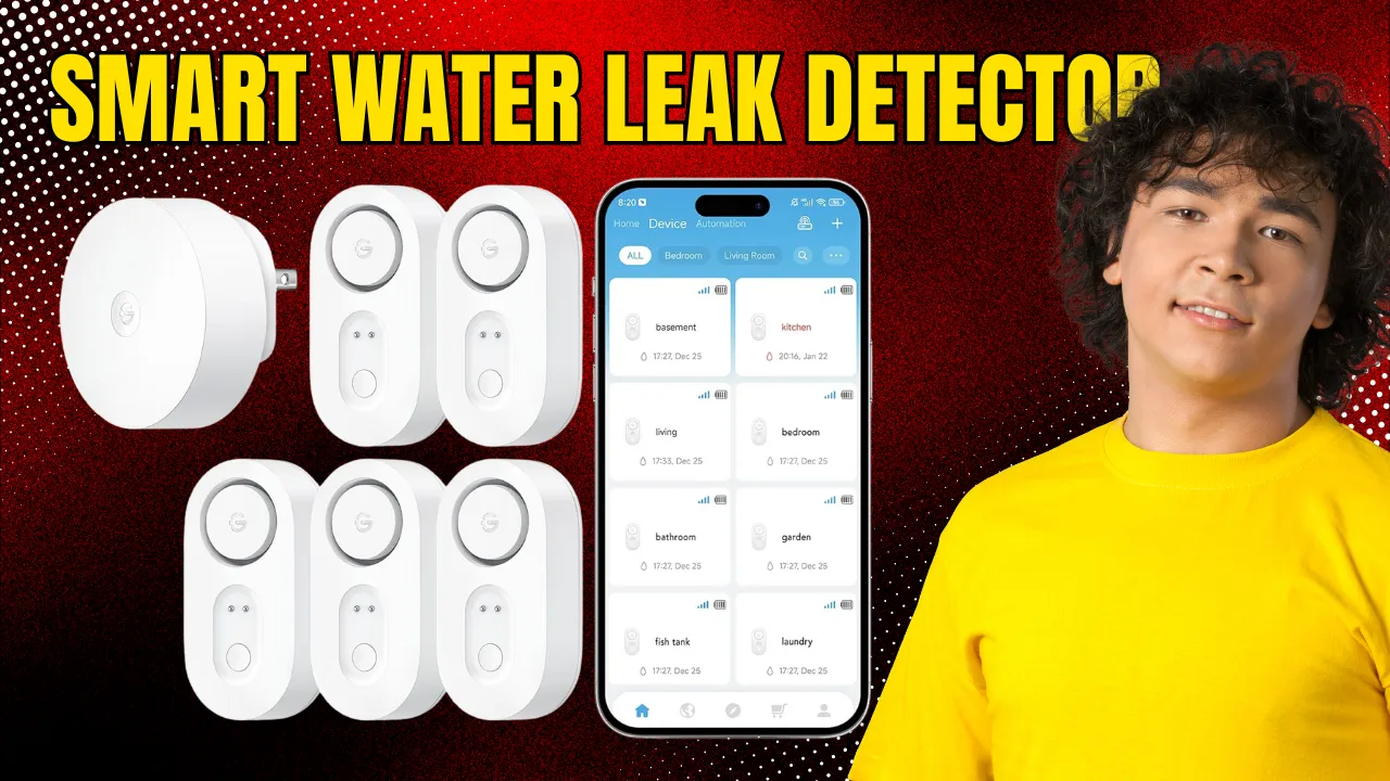 Stay Leak-Free with the GoveeLife Smart Water Leak Detector: A Must-Have for Every Home