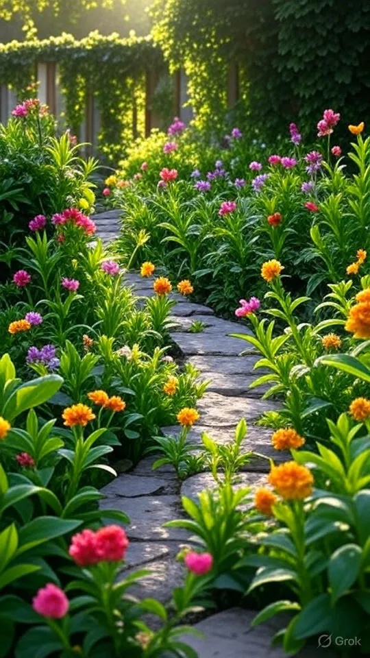 A Vibrant Small Gardening Haven