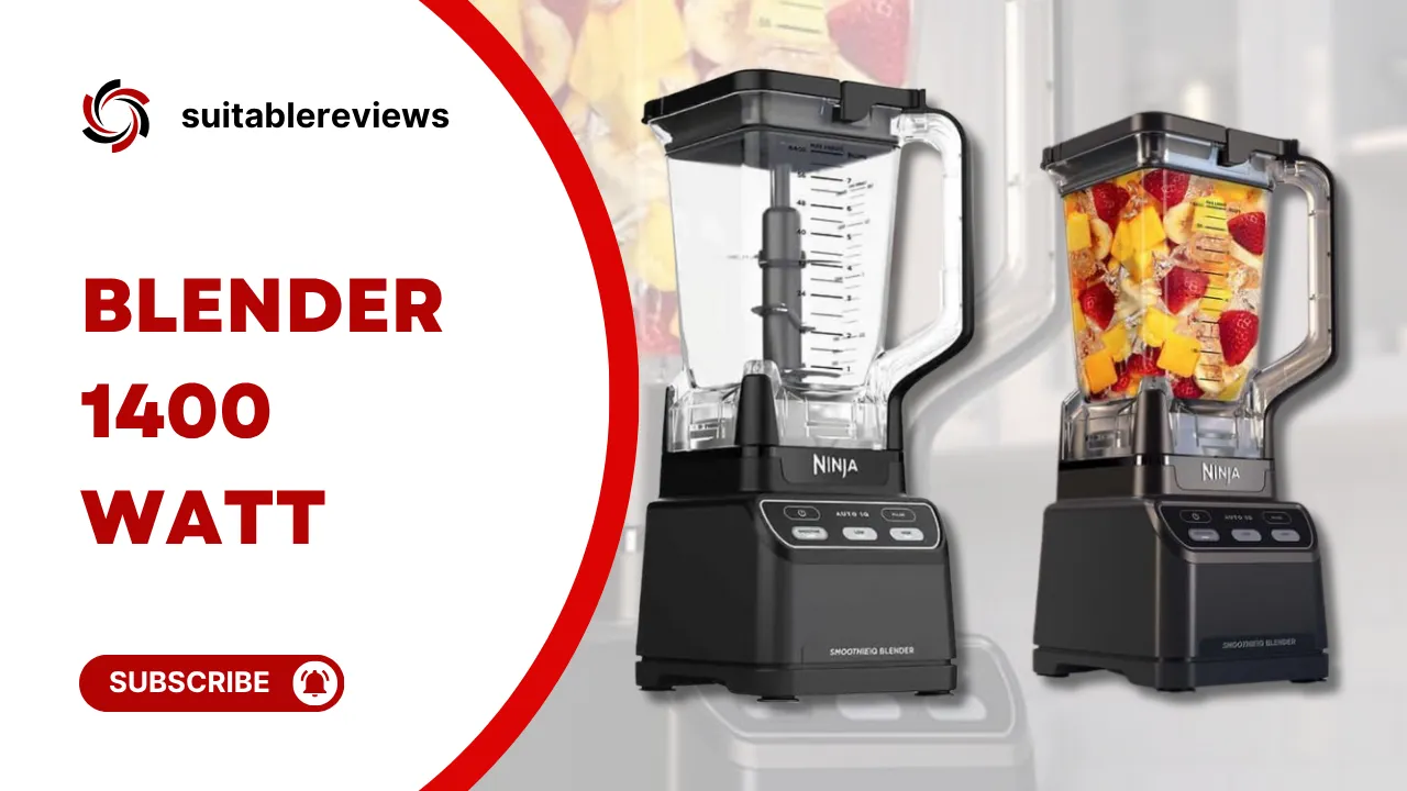 Ninja Smoothie iQ Blender, 1400 Watt Max, 70 oz Jug, Auto-iQ Program, Total Crushing Blades, BPA Free, Large, Black CO750B-Black