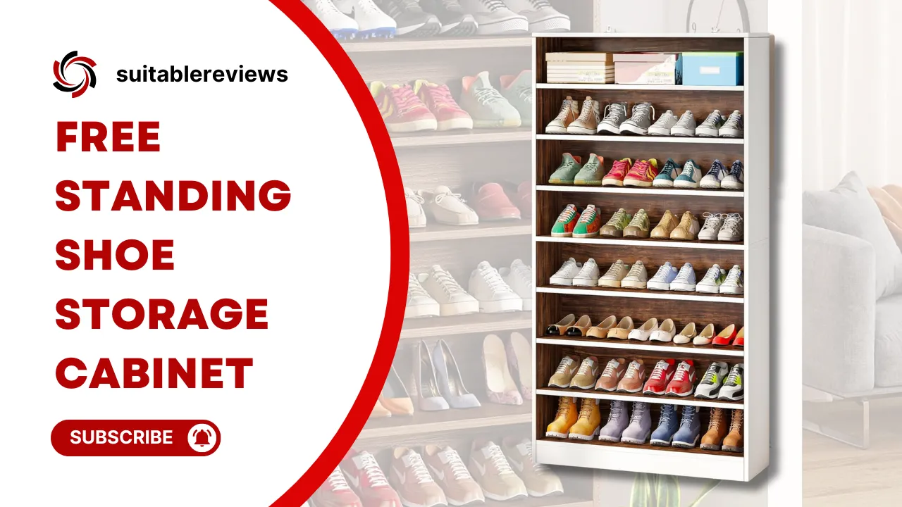 Freestanding Shoe Storage Cabinet
