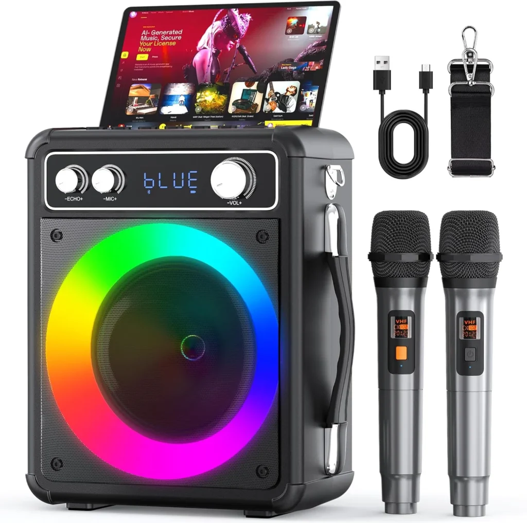 Portable Bluetooth Karaoke Speaker