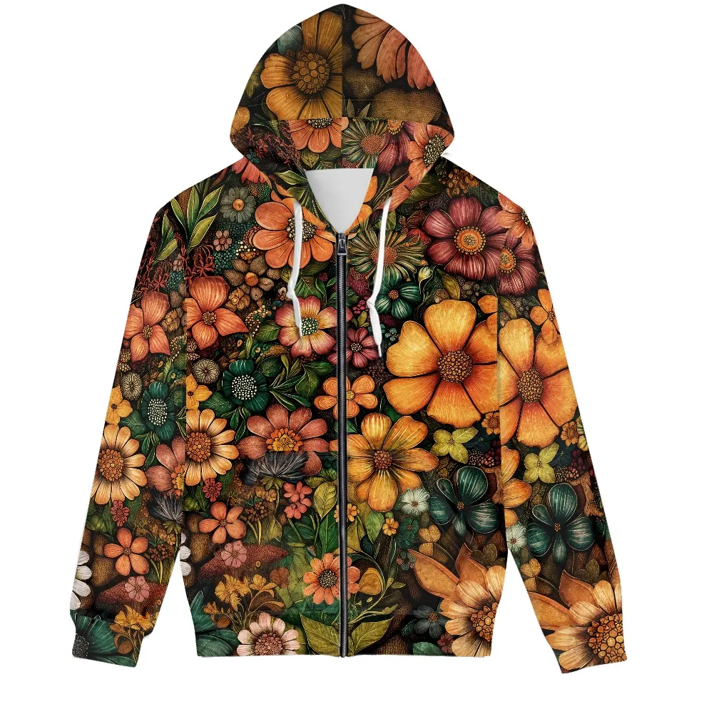 Floral Hoodie Men's 