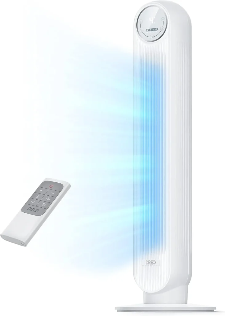 tower fan with remote control under $90
