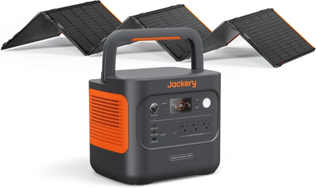 solar panels and batteries for camping