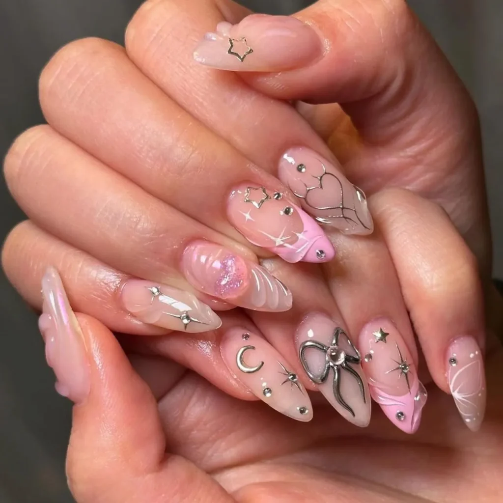 French Tip Press On Nails